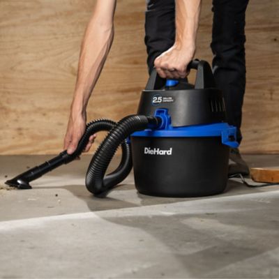 Image showing  2.5 gal. 2.5 Horsepower Wet Dry Vacuum with Wall Mount