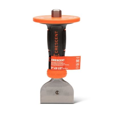 Image showing  3 in. x 8.5 in. Brick Chisel with Handguard