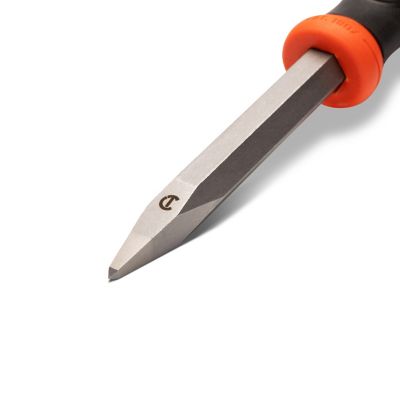 Image showing  3/4 in. x 12 in. Concrete Chisel with Handguard