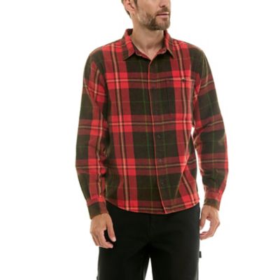 Image showing  Heavy Gauge Enzyme Washed Plaid Shirt
