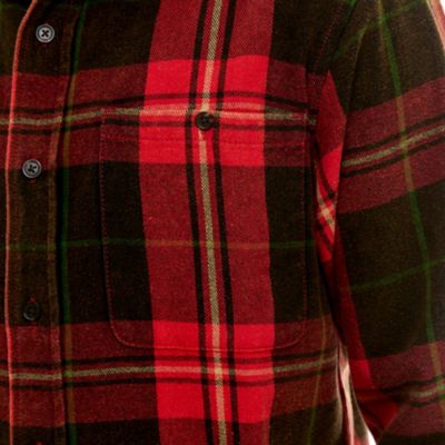 Image showing 6 th Hallstatt Heavy Gauge Enzyme Washed Plaid Shirt