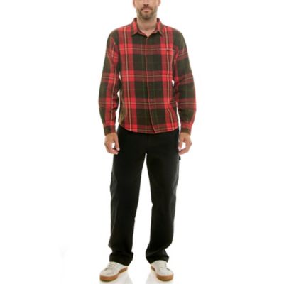 Image showing 7 th Hallstatt Heavy Gauge Enzyme Washed Plaid Shirt