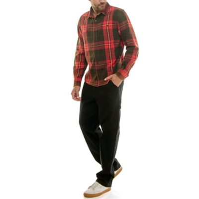 Image showing 8 th Hallstatt Heavy Gauge Enzyme Washed Plaid Shirt