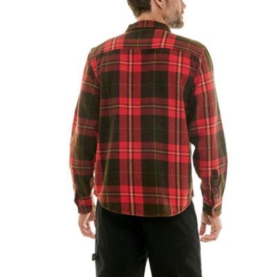 Image showing  Heavy Gauge Enzyme Washed Plaid Shirt