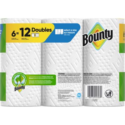 Image showing  Select-A-Size White Paper Towels, 82 Sheets per Roll., 6 pk.