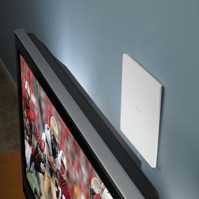 Image showing  Indoor Flat HDTV Multi-Directional Antenna with Easel Stand and up to 40-Mile Range