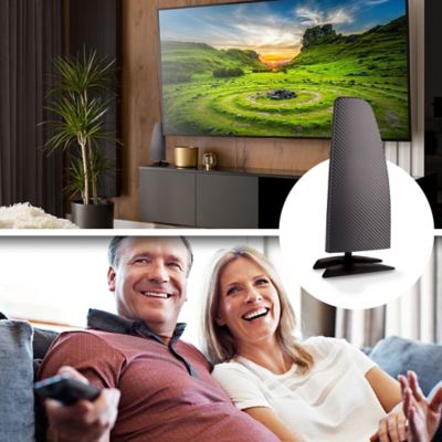 Image showing  Standing Amplified Indoor HDTV Multi-Directional Antenna with up to 55-Mile Range