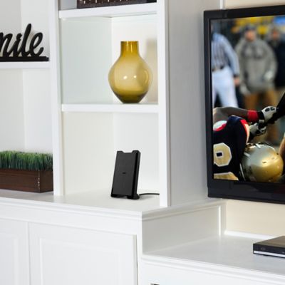 Image showing  Amplified Indoor HDTV Antenna with up to 45-Mile Range