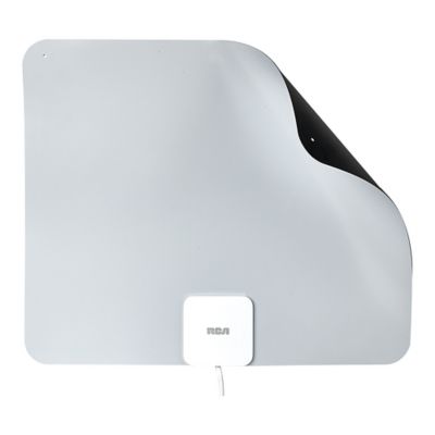 Image showing  Amplified Indoor Flat HDTV Multi-Directional Antenna up to 65-Mile Range