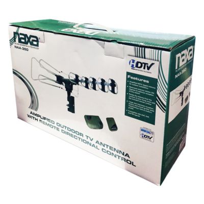 Image showing  Outdoor High-Powered Amplified Motorized TV Antenna for HDTV and ATSC Digital Television with 40- to 50-Mile Range