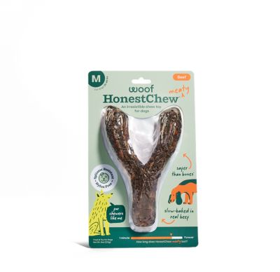 Woof HonestChew Meaty Ygnawt Chew, Medium