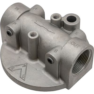 Image showing 4 th Buyers Products 50 GPM Return Line Filter Assembly 1-1/4 in. NPT/10 Micron/25 PSI Bypass