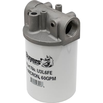 Image showing  50 GPM Return Line Filter Assembly 1-1/4 in. NPT/25 Micron/25 PSI Bypass