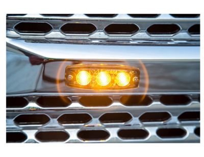 Image showing 4 th Buyers Products Ultra Thin 3.5 in. Amber LED Strobe Light