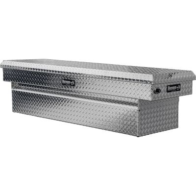 Image showing 7 th Buyers Products 18x20x71 in. Diamond Tread Aluminum Crossover Truck Box