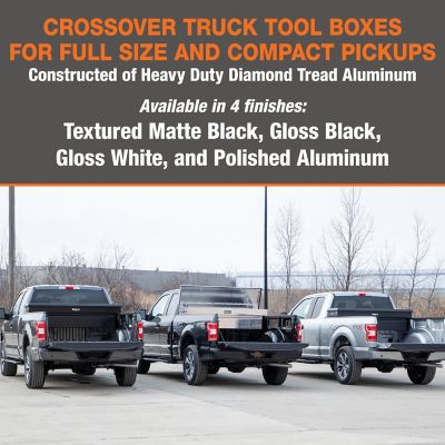 Image showing 8 th Buyers Products 18x20x71 in. Diamond Tread Aluminum Crossover Truck Box