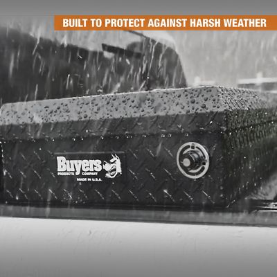 Image showing  18x20x71 in. Textured Matte Black Diamond Tread Aluminum Crossover Truck Tool Box