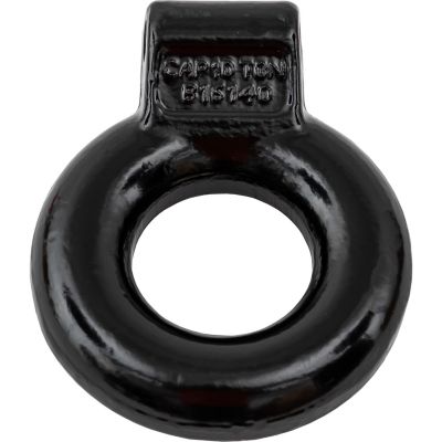 Image showing 6 th Buyers Products Black 10-Ton Forged Steel Tow Eye 3 in. I.D.