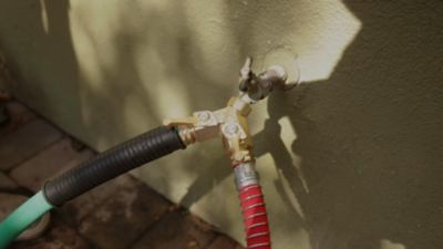 Image showing  PowerFlow 2-Way Hose Splitter, All Brass GHT