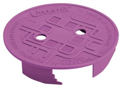 VersaLid Valve Box Lid, 10 in., Purple