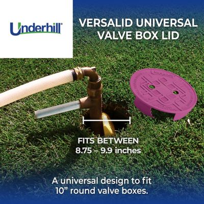 Image showing  Valve Box Lid, 10 in., Purple