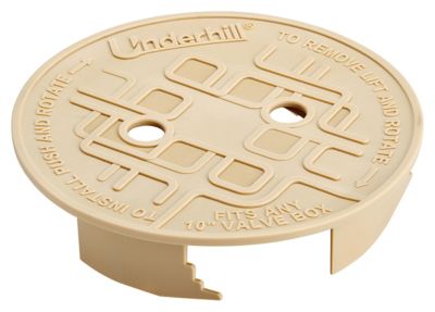 VersaLid Valve Box Lid, 10 in., Tan