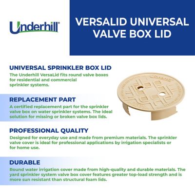 Image showing  Valve Box Lid, 10 in., Tan