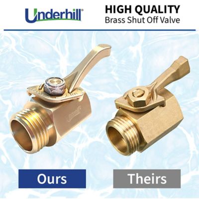 Image showing 2 th Underhill 3/4 in. Brass High-Flow Control Valve