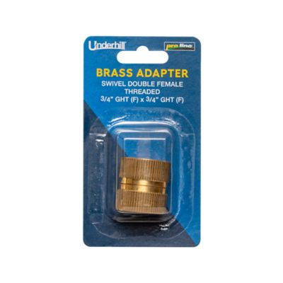 ProLine Swivel Double Female Threaded Brass Connector 3/4 in. NH (F) x 3/4 in. NH (F)
