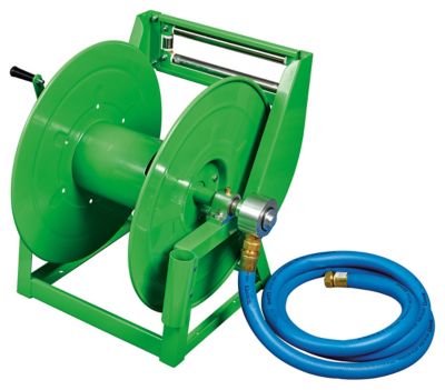 Underhill Deluxe Hose Caddie with Hose Guide & Twist-Ease, Holds 150 ft. 3/4 in. Hose