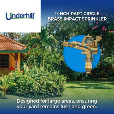 Image showing  1 in. Part Circle Impact Sprinkler, 0.25 in. & 7/32 in. Nozzles