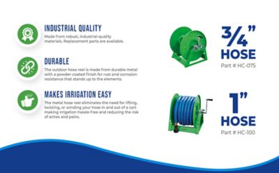Image showing  Hose Caddie Reel Model with 10 ft. Blue Leader Hose, HC-100