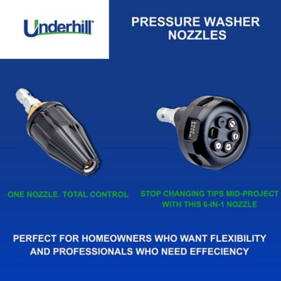 Image showing 2 th Underhill 6-in-1 PatternMaster Pressure Washer Nozzle