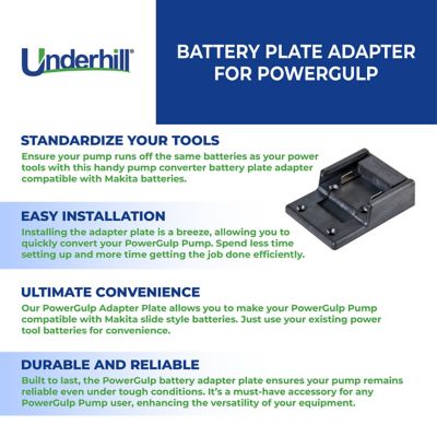 Image showing  Adapter Plate for Makita Battery