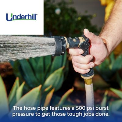 Image showing  5/8 in. x 75 ft. Hose Gold 125 PSI WP, 500 PSI Burst Strength