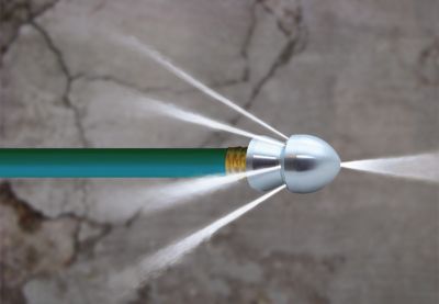 Image showing  High Pressure Drain Cleaning Nozzle, 3/4 in. GHT