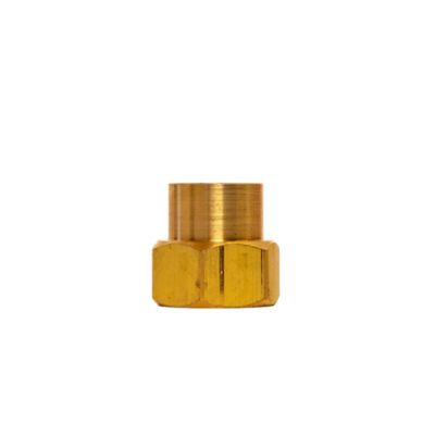 ProLine Double Female Threaded Brass Connector 1/2 in. NPT (F) x 3/4 in. NH (F)