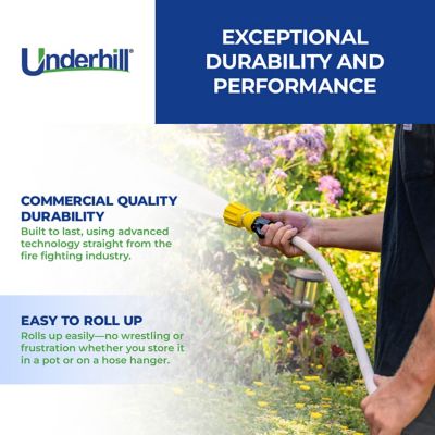 Image showing  3/4 in. x 50 ft. Featherweight EVO Hose, Ultra Light & Tough, Green