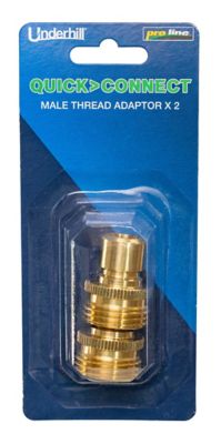 QuickConnect Male Thread Adaptor x 2