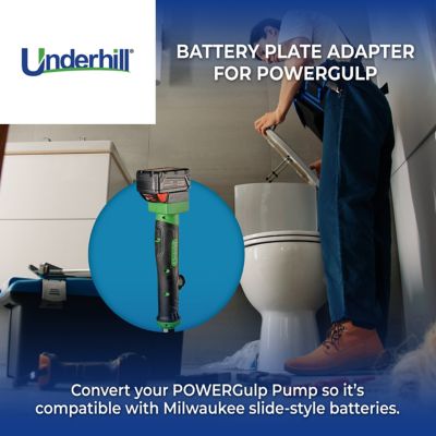 Image showing  Adapter Plate for Milwaukee Battery