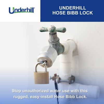 Image showing  Heavy-Duty Hose Bib Lock - Secure Outdoor Water Access, No Padlock