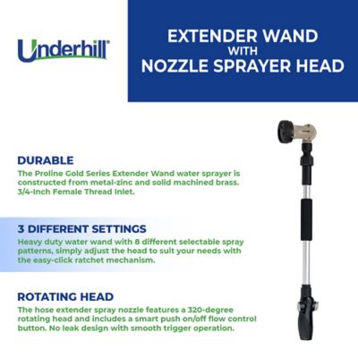 Image showing 2 th Underhill Wand Spray Nozzle Telescopes 28 in. to 41 in.