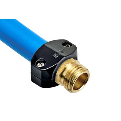 Image showing 1 th Underhill 5/8 in. Hose Brass Male Mender with Clamp