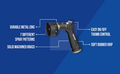 Image showing  Multi-Pattern Thumb Control Spray Nozzle, 8 Patterns