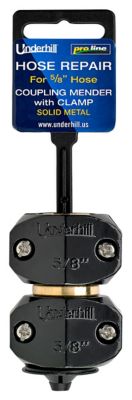 ProLine 5/8 in. Hose Brass Coupling Mender with Clamp