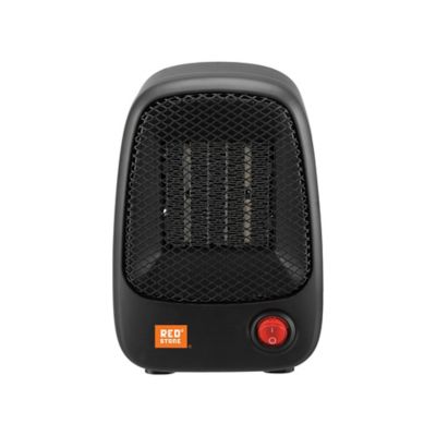 RedStone 500 W Electric Mini Tabletop Heater, Black