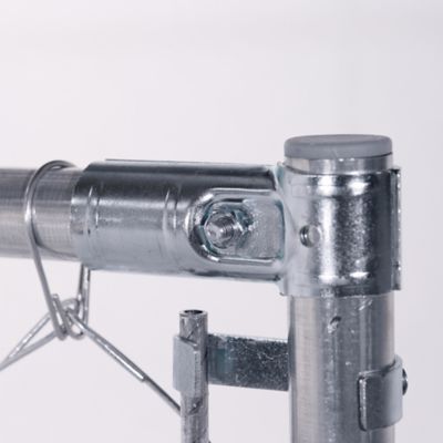 Image showing 5 th Lucky Dog 5 ft. x 10 ft. Galvanized Chain Link Kennel DIY Boxed Kit