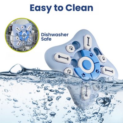 Image showing 5 th PawsPik Interactive Treat Dispensing Puzzle Dog Toy, Light Blue