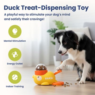 Image showing  Happy Duck Interactive Dog Treat Dispenser Toy