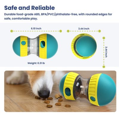 Image showing  Dual Sphere Treat-Dispensing Rolling Dog Toy